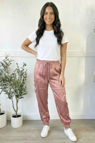 Blush on the Run Joggers