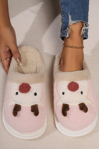 Elk Furry PVC Flat Slippers - 3 color options!