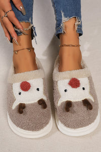 Elk Furry PVC Flat Slippers - 3 color options!