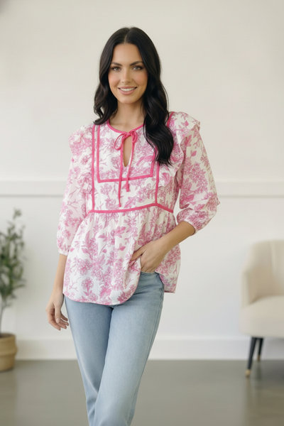 Where is the Garden Party Tie Blouse