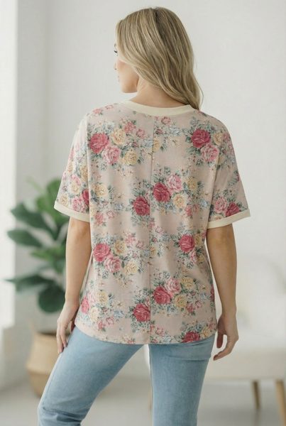 Late to My Coffee Date Oatmeal Tee