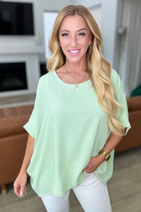 Feels Like Me Dolman Sleeve Top in Sage