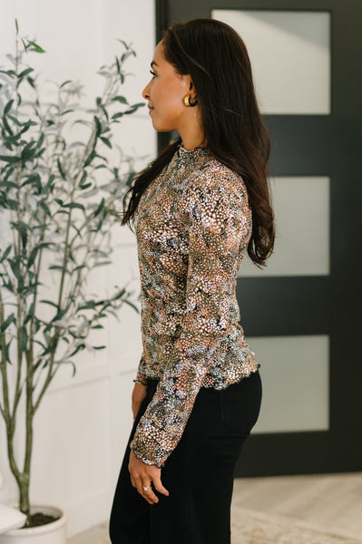 Loud and Proud Long Sleeve Lettuce Hem Top