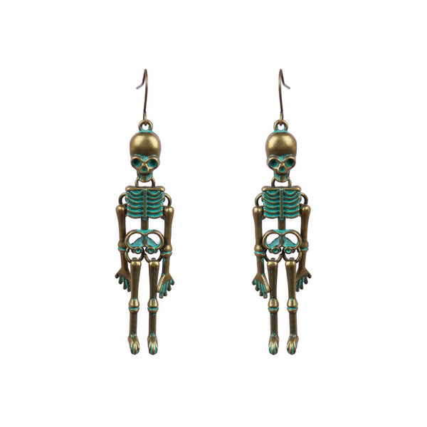 Skeleton Alloy Earrings