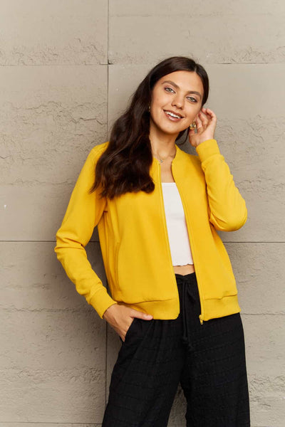 Ninexis Plaid Round Neck Long Sleeve Jacket - 4 color options!