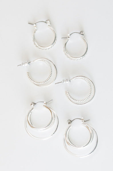 Tons Of Hoops Earring Set