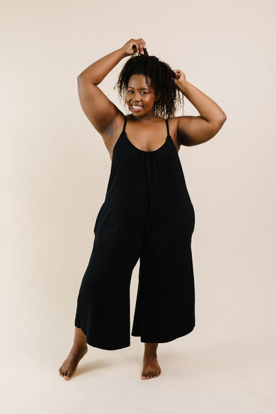 Good Better Best Cropped Tank Jumpsuit