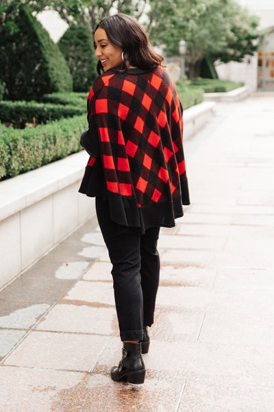 Warm Me Up Buffalo Plaid Top