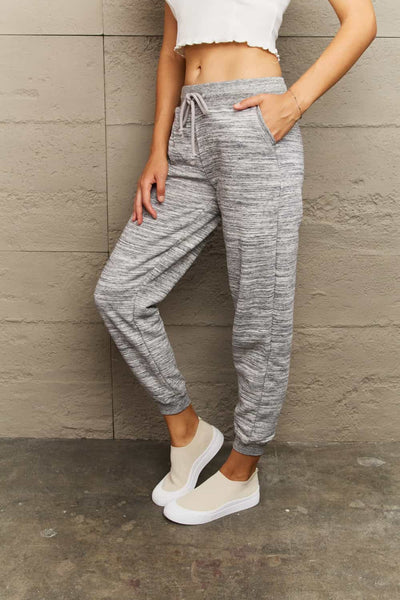 Ninexis Tie Waist Long Sweatpants - 3 color options!