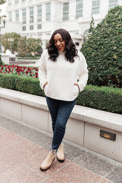 Polar Bear Pullover In Ivory