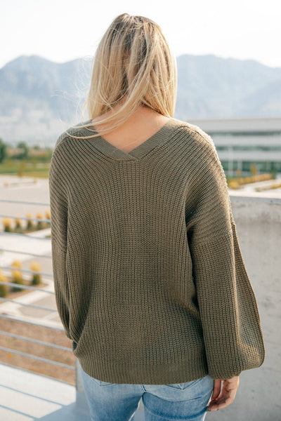 Buttoned Up Babe Sweater