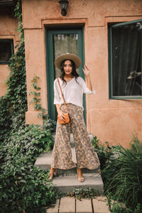 Fallen Leaves Wide Leg Pants