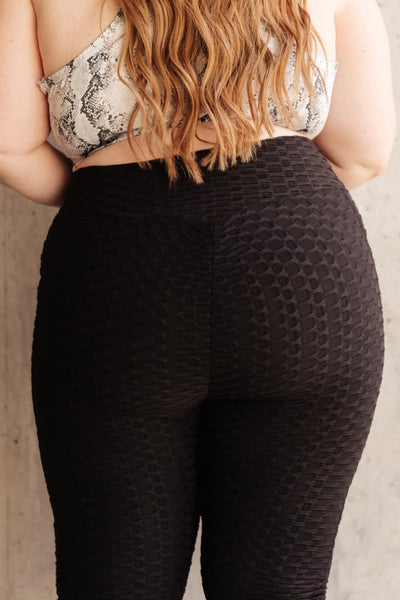 Popcorn Leggings in Black