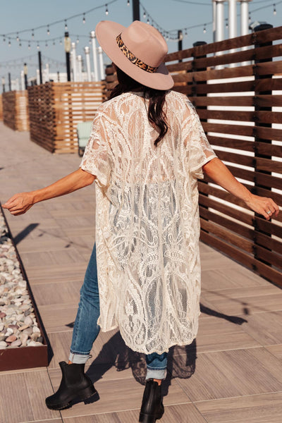 Dainty Lace Kimono