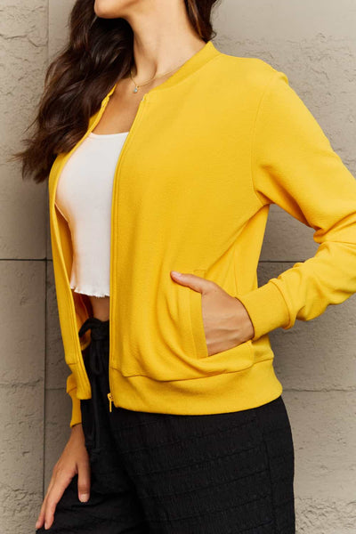 Ninexis Plaid Round Neck Long Sleeve Jacket - 4 color options!
