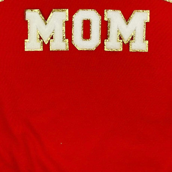 PREORDER: Lacrosse Mom Chenille Patch Sweatshirt