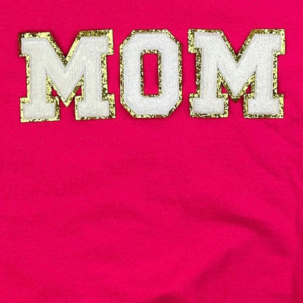 PREORDER: Lacrosse Mom Chenille Patch Sweatshirt