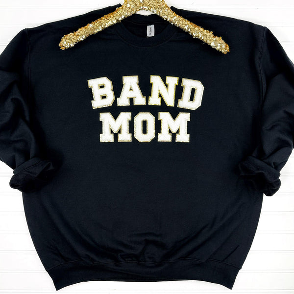PREORDER: Band Mom Chenille Patch Sweatshirt