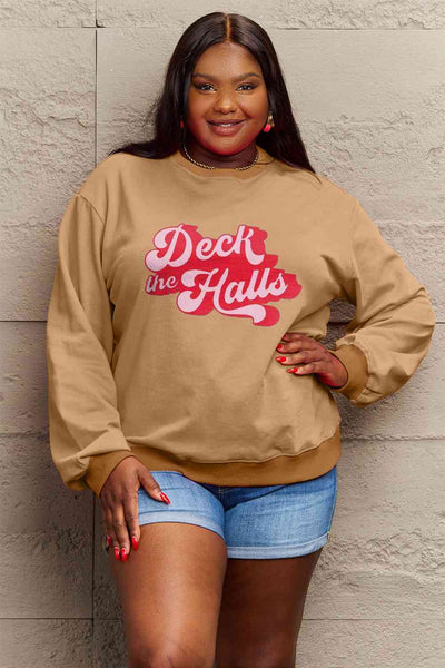 DECK THE HALLS Graphic Sweatshirt - 3 color options!