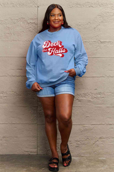 DECK THE HALLS Graphic Sweatshirt - 3 color options!