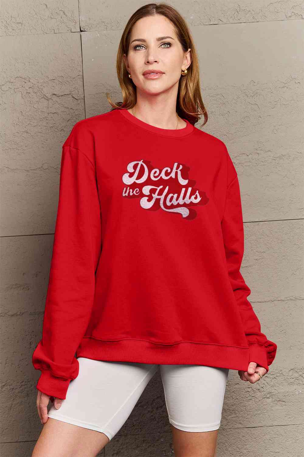 DECK THE HALLS Graphic Sweatshirt - 3 color options!