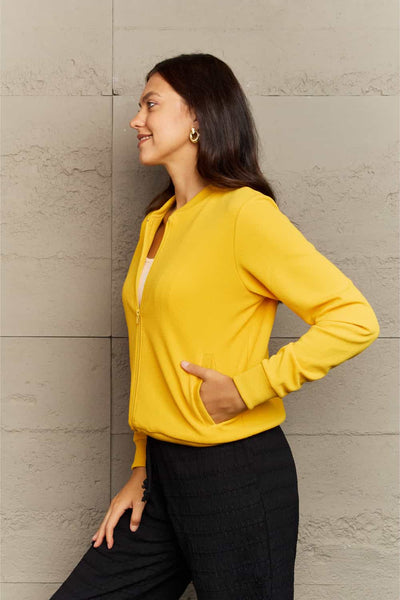 Ninexis Plaid Round Neck Long Sleeve Jacket - 4 color options!
