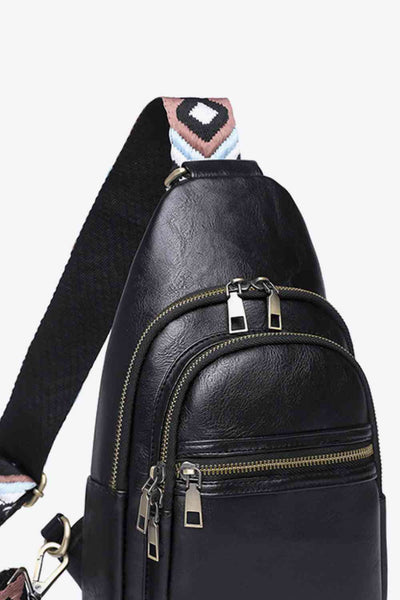 Adored It's Your Time PU Leather Sling Bag - multiple color options