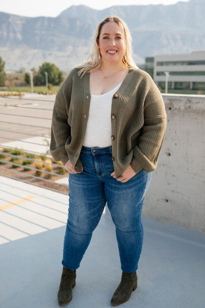 Buttoned Up Babe Sweater