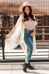 Dainty Lace Kimono