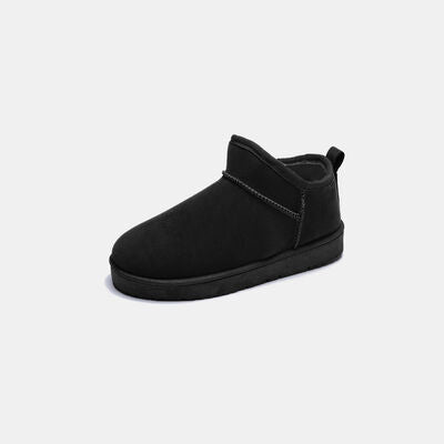 Faux Suede Thermal Lined Platform Boots - 3 color options!