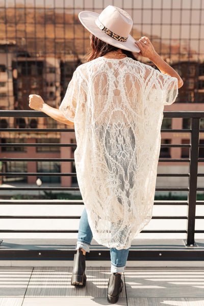 Dainty Lace Kimono