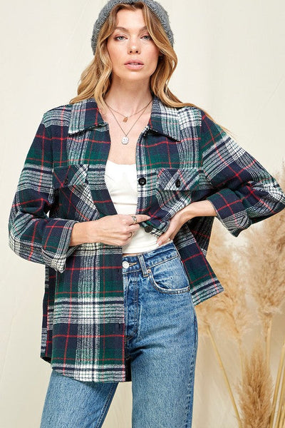PREORDER: Breckenridge Shacket in Navy