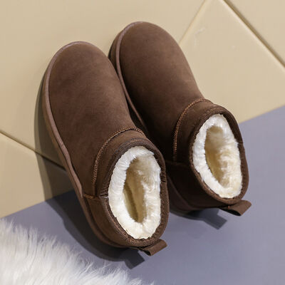 Faux Suede Thermal Lined Platform Boots - 3 color options!