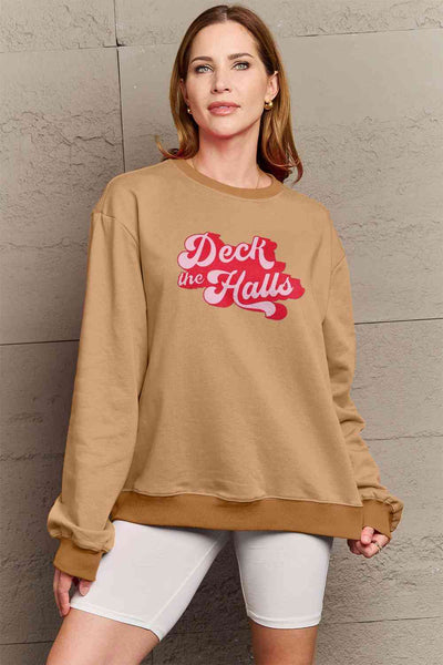 DECK THE HALLS Graphic Sweatshirt - 3 color options!