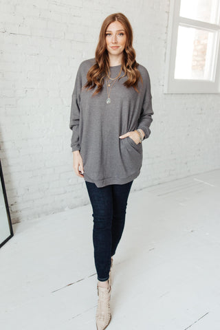 Ultimate Thermal Tunic in Charcoal