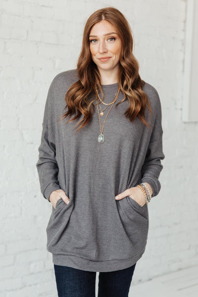 Ultimate Thermal Tunic in Charcoal