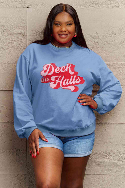 DECK THE HALLS Graphic Sweatshirt - 3 color options!