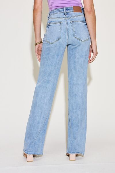 Judy Blue Vivica V Front Waistband Straight Jeans