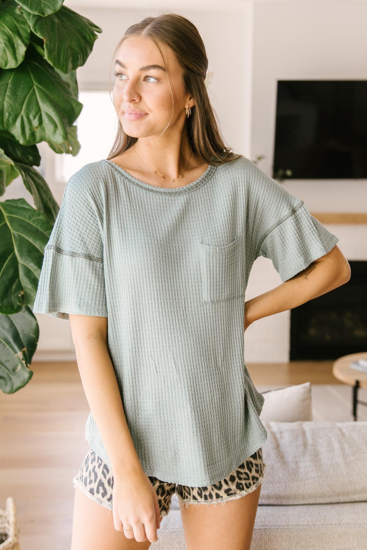 Always Be Yours Top in Sage