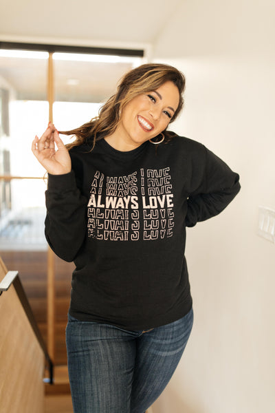 Always Love Pullover in Black