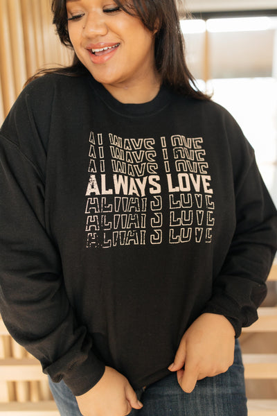 Always Love Pullover in Black