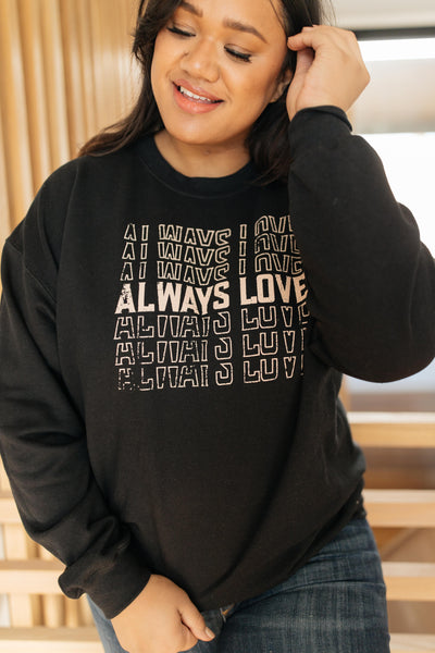 Always Love Pullover in Black