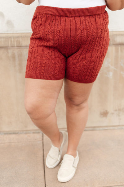 Annie Knit Bottoms in Rust