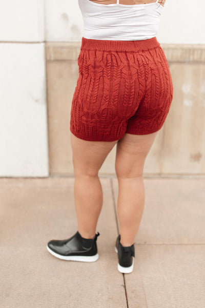 Annie Knit Bottoms in Rust