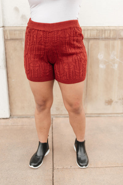 Annie Knit Bottoms in Rust