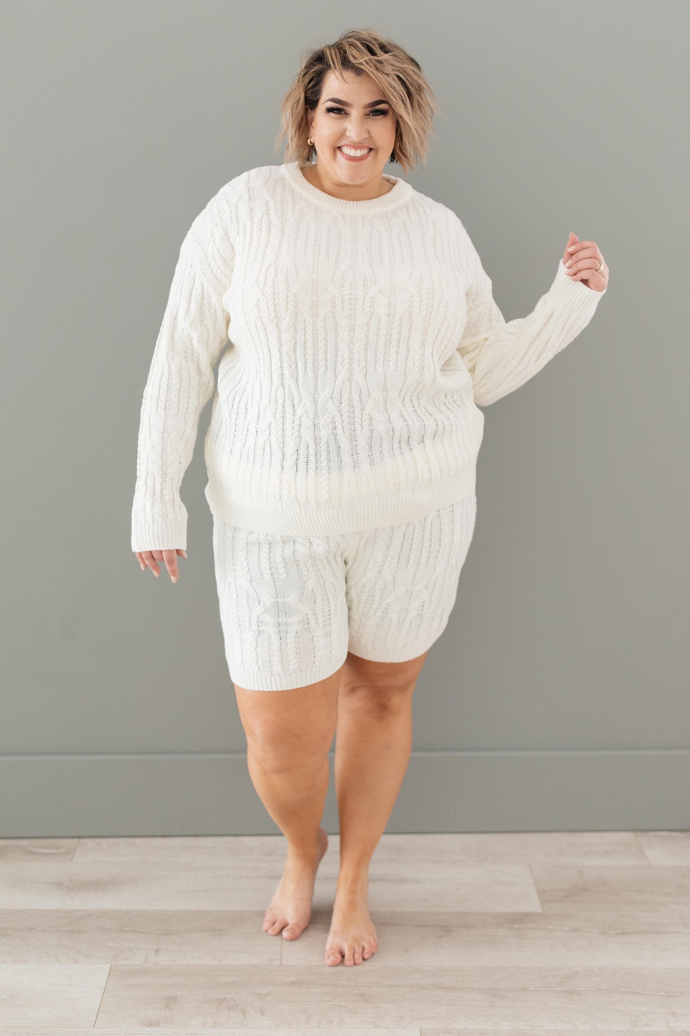 Annie Knit Top in Cream