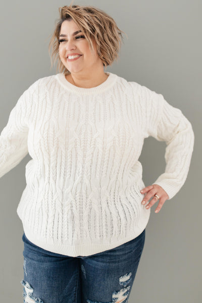 Annie Knit Top in Cream