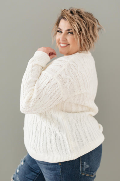 Annie Knit Top in Cream