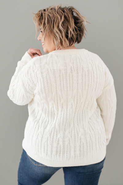 Annie Knit Top in Cream