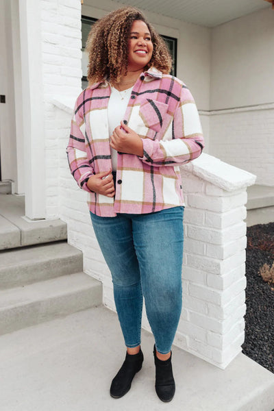 PREORDER: Aspen Shacket in Pink